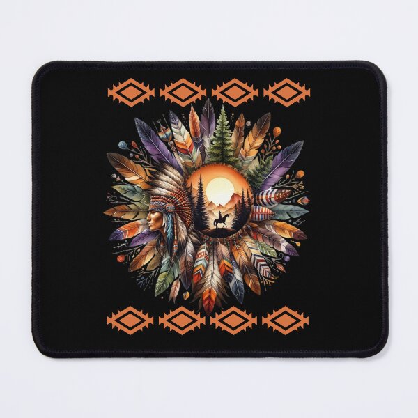 Item preview, Ethnic Native American Boho Art designed and sold by Szpaku desart .