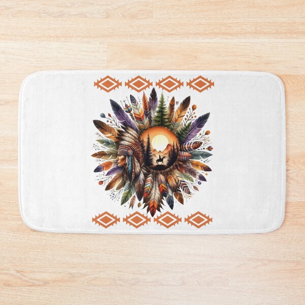 Item preview, Ethnic Native American Boho Art designed and sold by Szpaku desart .