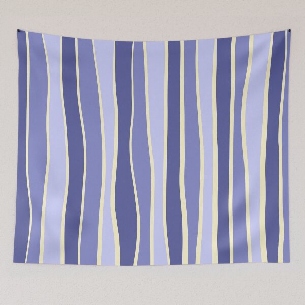 Item preview, Imperfect stripe-Lilac blue designed and sold by Pattern Petals.
