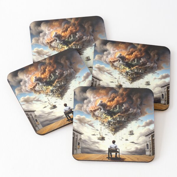 Item preview, Science Fiction Surreal Imaginary City In The Clouds  designed and sold by DEC02.