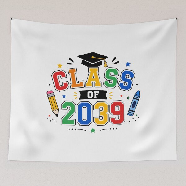 Item preview, Class of 2039 Kindergarten Graduation | Colorful School Graduation Design designed and sold by Khokha80.