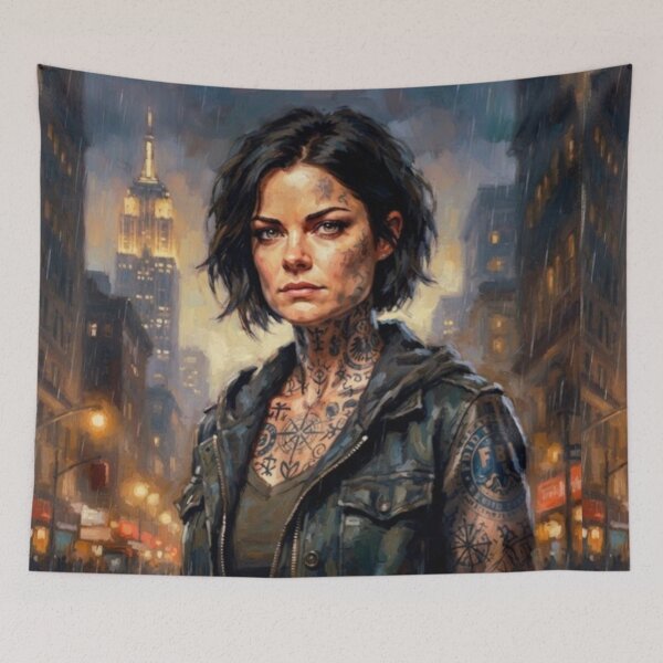 Item preview, Blindspot Action Drama Fine Art Tribute designed and sold by Art's Diner.