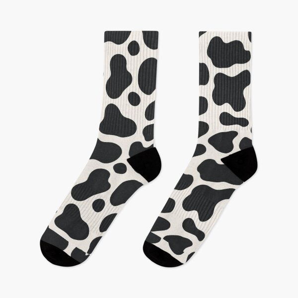 Item preview, Cow Print Pattern – Black & Cream Abstract Animal Spot Design designed and sold by itxelaraStudio.