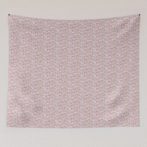 Aperçu de l'œuvre Cute Kawaii Characters Pattern créée et vendue par vibrant22.