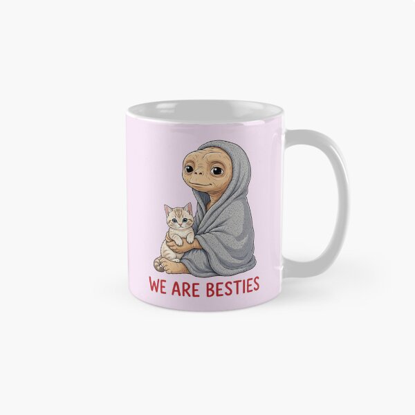 Item preview, Cosmic Cat Friendship - E.T. and Kitten: Best Friends designed and sold by Alkymias.