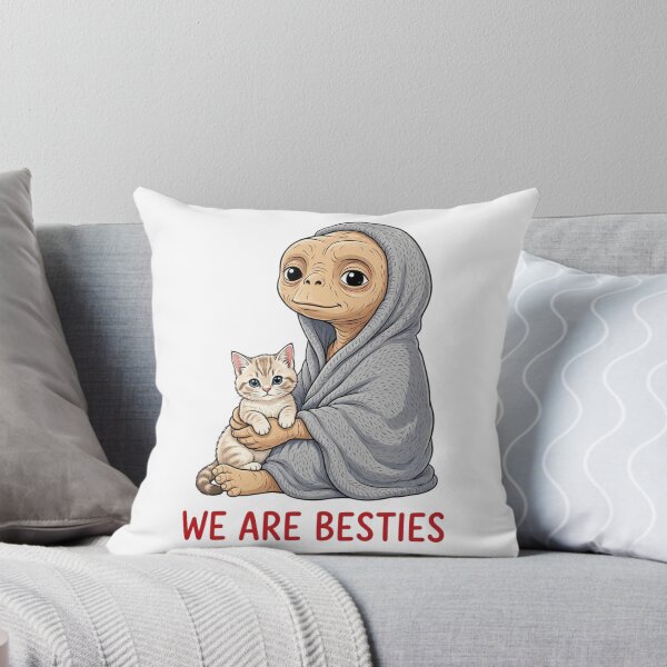 Item preview, Cosmic Cat Friendship - E.T. and Kitten: Best Friends designed and sold by Alkymias.