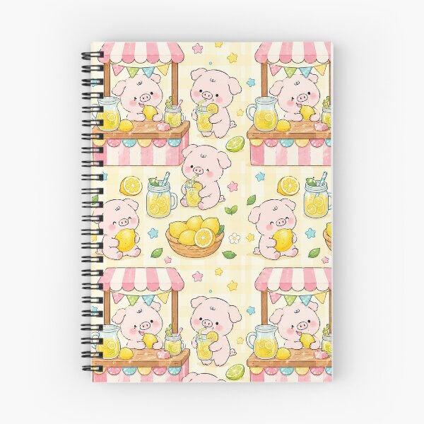 Item preview, Kawaii Piggy Lemonade Stand Pattern designed and sold by Soft Berry Studio.