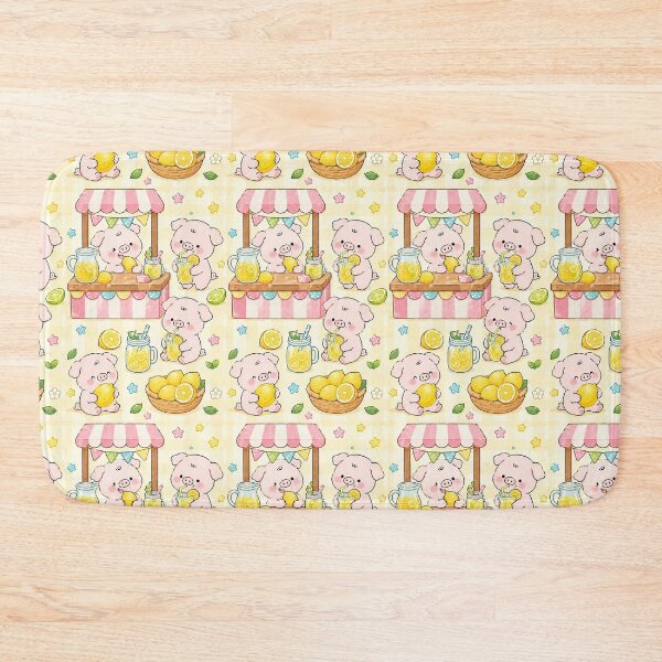 Item preview, Kawaii Piggy Lemonade Stand Pattern designed and sold by Soft Berry Studio.