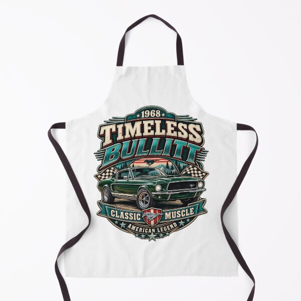 Item preview, 1968 Bullitt Classic Muscle Car - Timeless American Legend Vintage Apparel designed and sold by DijaMar.