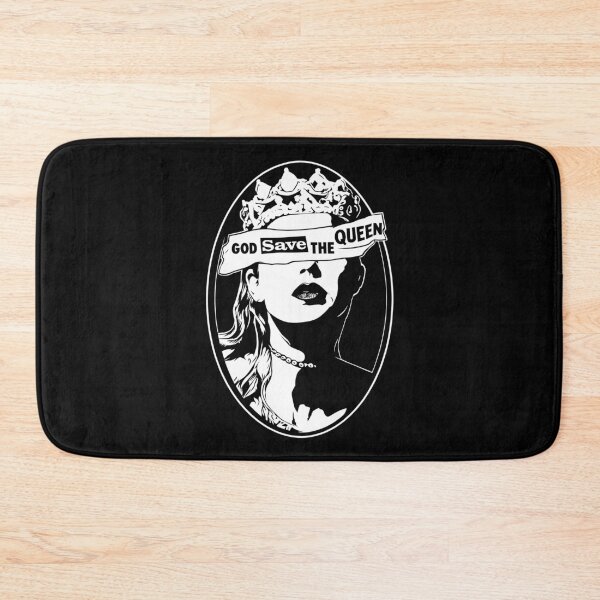 Item preview, “God Save the Queen” Punk Aesthetic Sticker — Monochrome Pop Culture Statement Art designed and sold by Krasnovaovaova.
