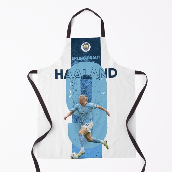 Item preview, Erling Haaland Manchester City Number 9 Soccer Poster Design designed and sold by annaarthk.