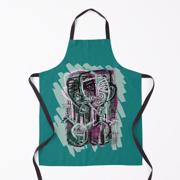 Item preview, Handmade Neo-Expressionist Dual Portrait - Overlapping Minds designed and sold by supernikol.