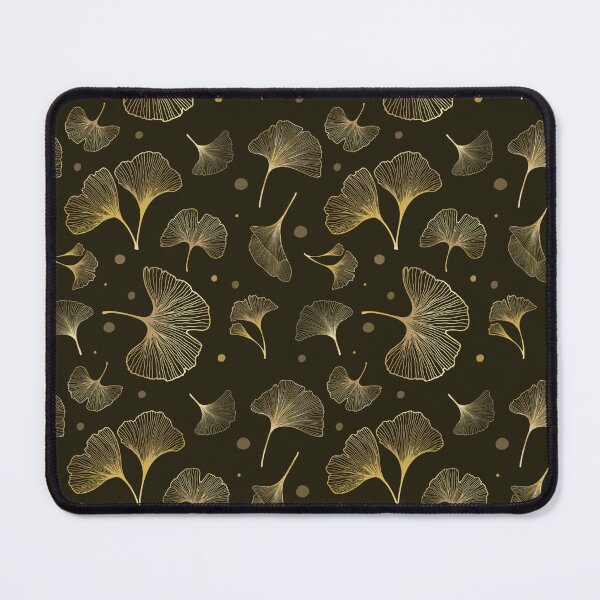Item preview, Gold Ginkgo Botanical Seamless Pattern designed and sold by zeelv.