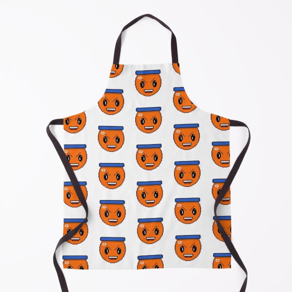 Item preview, Angry Orange Pixel Character - Retro Anime Arcade Face designed and sold by RetroRlx.