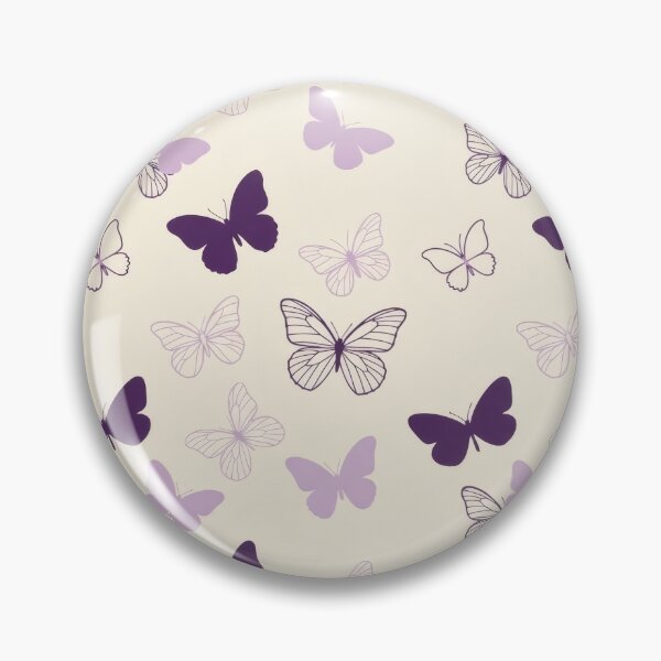 Item preview, Seamless pattern of purple and lilac butterflies designed and sold by Azurart2.