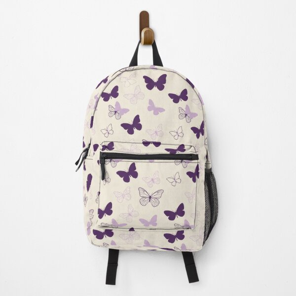Item preview, Seamless pattern of purple and lilac butterflies designed and sold by Azurart2.
