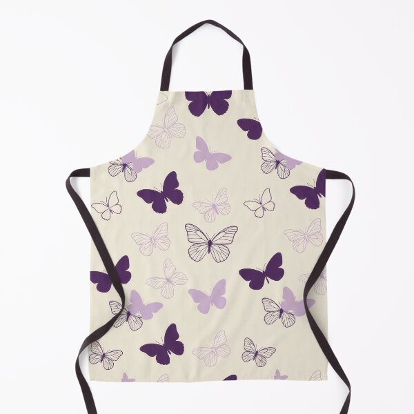 Item preview, Seamless pattern of purple and lilac butterflies designed and sold by Azurart2.