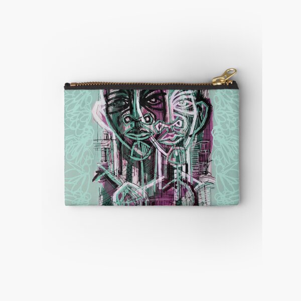 Item preview, Handmade Neo-Expressionist Dual Portrait - Overlapping Minds designed and sold by supernikol.