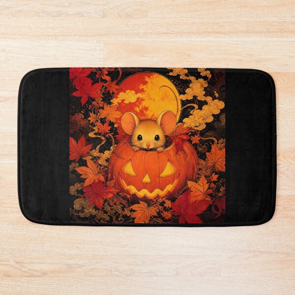 Item preview, Mouse Peeking from Pumpkin designed and sold by Shelley Loewnau-Jones Studio.