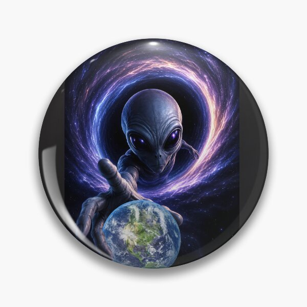 Item preview, Aliens touching Earth designed and sold by aliengalaxiesglobal.