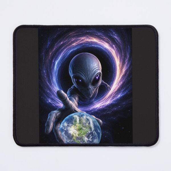 Item preview, Aliens touching Earth designed and sold by aliengalaxiesglobal.
