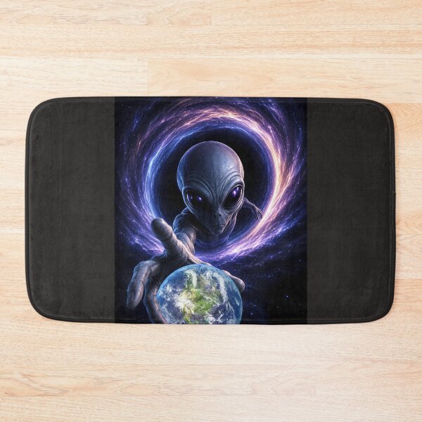 Item preview, Aliens touching Earth designed and sold by aliengalaxiesglobal.