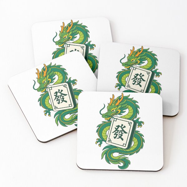 Item preview, Mahjong - Green Dragon designed and sold by Pin&Palm.