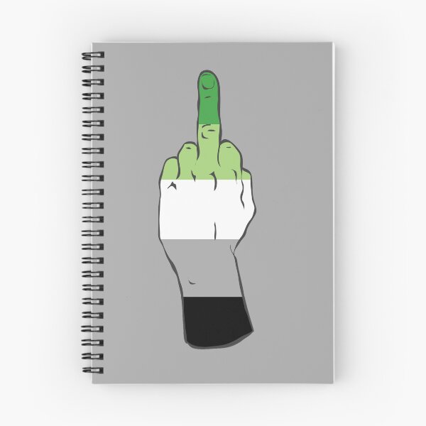 Item preview, Aromantic Pride Middle Finger designed and sold by Alrkeaton.
