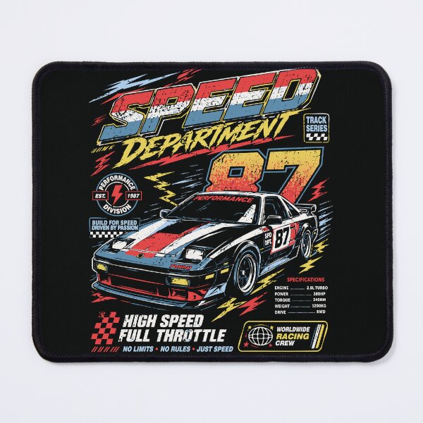 Item preview, Vintage Racing Speed Department Retro Motorsport designed and sold by CamaleonDesigns.
