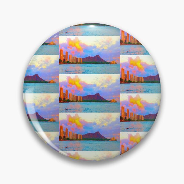 Item preview, Waikiki Surfing at Sunset IV designed and sold by R-F-B.