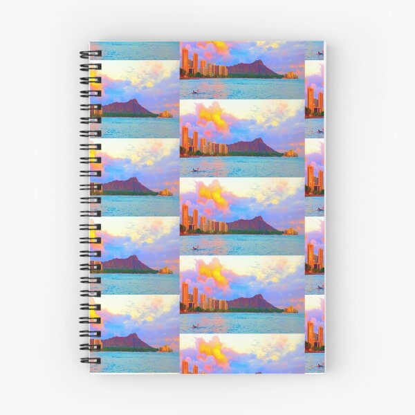 Item preview, Waikiki Surfing at Sunset IV designed and sold by R-F-B.
