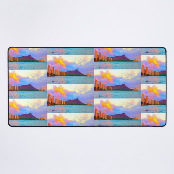 Item preview, Waikiki Surfing at Sunset IV designed and sold by R-F-B.