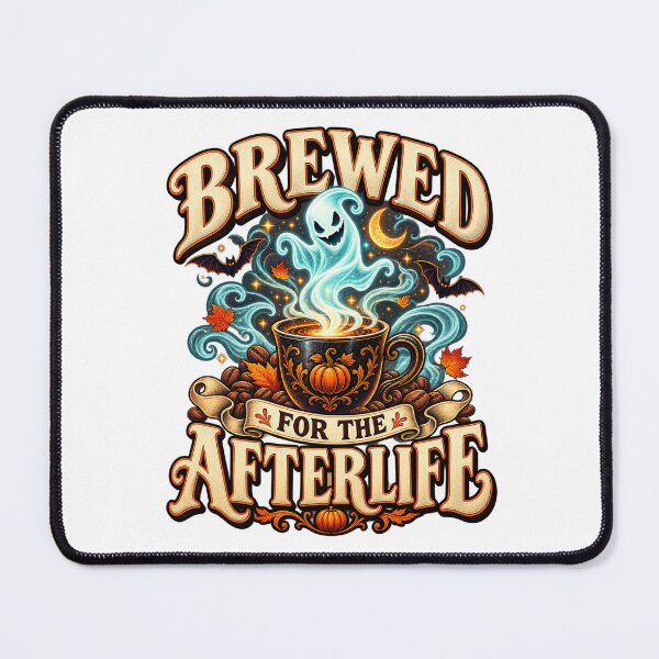 Item preview, Brewed for the Afterlife Halloween Coffee designed and sold by FZ Designs.