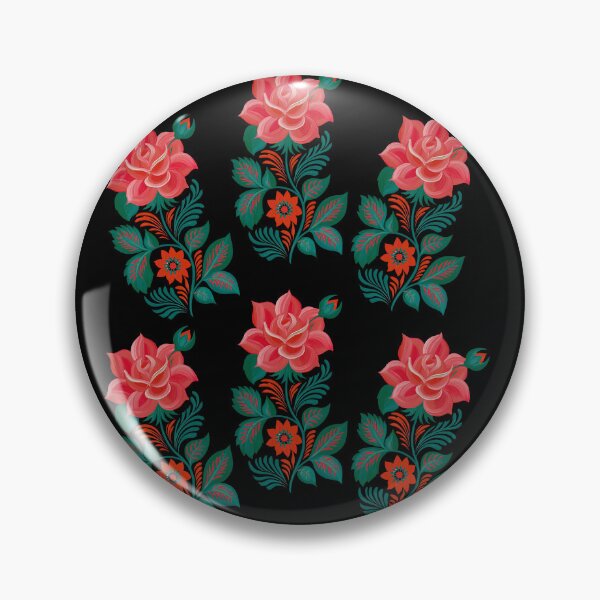 Item preview, Ethnic Slavic Folk Floral Pattern designed and sold by Szpaku desart .