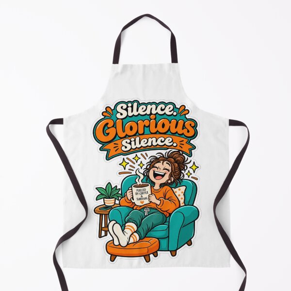 Item preview, "Silence. Glorious Silence." Funny Back to School Sticker designed and sold by Peters73Shop.