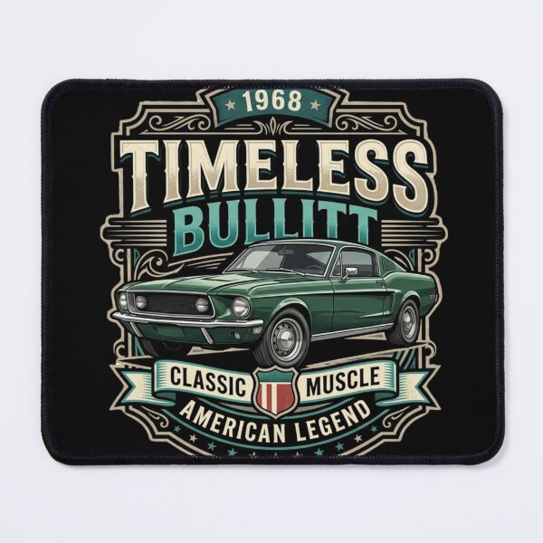 Item preview, Timeless Classic Muscle Car Vintage 1960s American Automotive Emblem designed and sold by DijaMar.