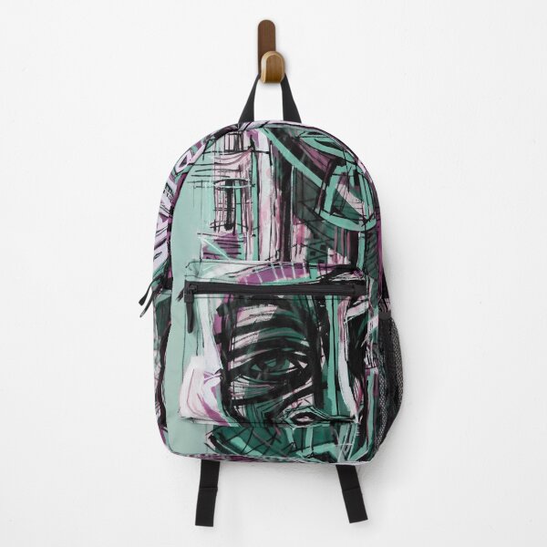 Item preview, Handmade Neo-Expressionist Dual Portrait - Overlapping Minds designed and sold by supernikol.