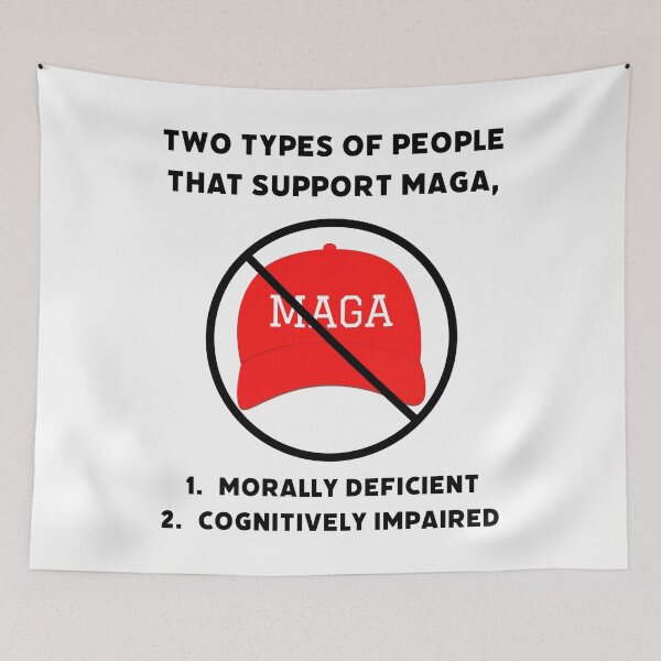 Item preview, Two types of people that support MAGA designed and sold by Rachel the Artist .