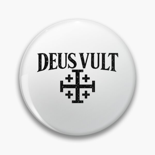 Item preview, Deus Vult - Jerusalem Cross Design.  designed and sold by Mackerel Snapper.