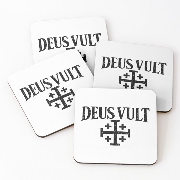 Item preview, Deus Vult - Jerusalem Cross Design.  designed and sold by Mackerel Snapper.