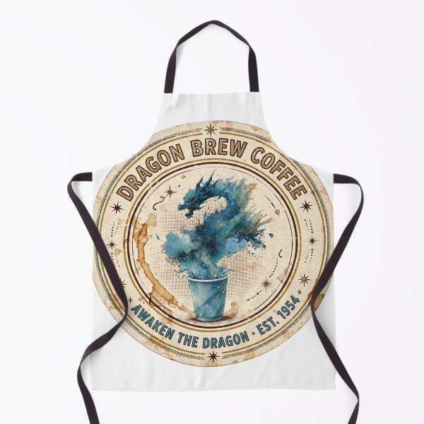 Item preview, Dragon Brew Coffee - Awaken The Dragon - Vintage Badge designed and sold by ExpressoJungle.