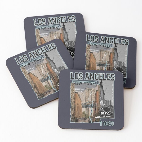 Item preview, Los Angeles NYC Don't Be Basic - Aesthetic Streetwear Art designed and sold by Z3al-Store.