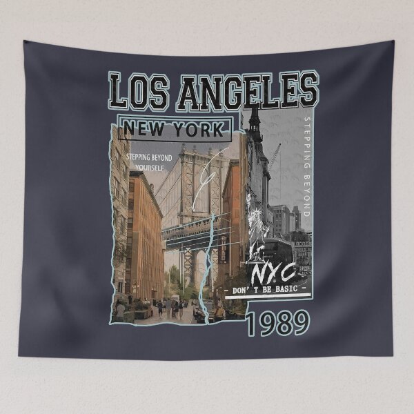 Item preview, Los Angeles NYC Don't Be Basic - Aesthetic Streetwear Art designed and sold by Z3al-Store.