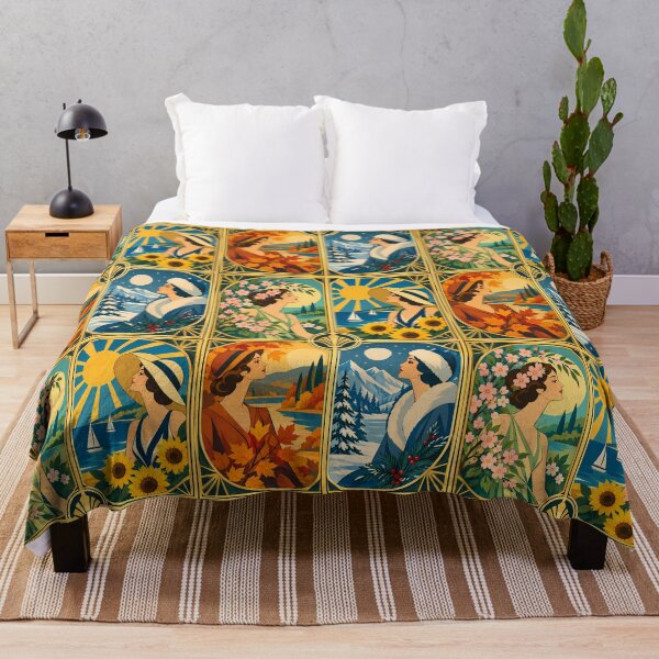 Item preview, Four Seasons - Art Deco designed and sold by FloreDreamStudio.