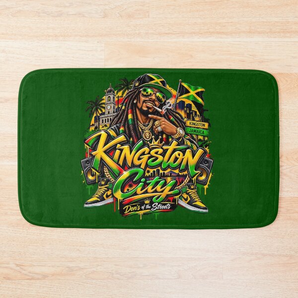 Item preview, Kingston City Don - Jamaican Reggae Streetwear & Culture Art designed and sold by digitalbob60.