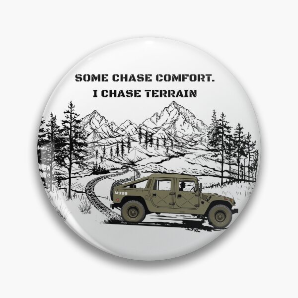 Item preview, Some Chase Comfort, I Chase Terrain – Off-Road Tee | Adventure Vehicle Graphic Design designed and sold by SIGNAL & BLOOM.