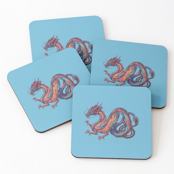 Item preview, DRAGON, FANTASY ART, MAGICAL CREATURE, MYTH, BOHO BOHEMIAN DESIGN designed and sold by classic car craze.