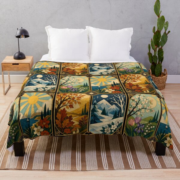 Item preview, Four Seasons - Art Deco designed and sold by FloreDreamStudio.