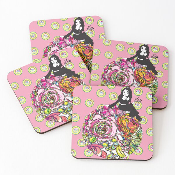 Item preview, Electric Pop Art Doll, Rose, and Bubbles designed and sold by cremedecolor.
