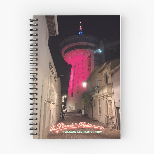 Item preview, The Lighthouse of the Mediterranean – Palavas-les-Flots Retro Night designed and sold by LuveraxArt.